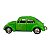 Miniatura Volkswagen Fusca Classic Verde Brilho RMZ 1:32 - Imagem 2