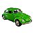Miniatura Volkswagen Fusca Classic Verde Brilho RMZ 1:32 - Imagem 7