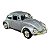 Miniatura Volkswagen Fusca Classic Prata RMZ 1:32 - Imagem 7
