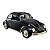 Miniatura Volkswagen Fusca Classic Preto Fosco RMZ 1:32 - Imagem 2