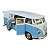 Miniatura Volkswagen Kombi Azul Claro e Branco RMZ 1:32 - Imagem 7