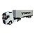 Miniatura Caminhão Volvo Fh500 Branco Carreta Baú 1:32 - Imagem 1