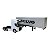 Miniatura Caminhão Volvo Fh500 Branco Carreta Baú 1:32 - Imagem 2