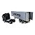 Miniatura Caminhão Volvo Fh12 Azul Carreta Baú 1:32 - Imagem 3