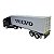 Miniatura Caminhão Volvo Fh12 Azul Carreta Baú 1:32 - Imagem 4
