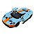 Miniatura Ford GT Gulf Acende Luz e Som Metal 1:32 - Imagem 8