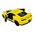 Miniatura Chevrolet Camaro ZL1 Amarelo Metal 1:38 - Imagem 3