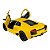Miniatura Lamborghini Murcielago LP640 Amarelo Metal 1:36 - Imagem 3