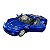Miniatura Chevrolet Corvette C6 Z06 Azul Metal 1:36 - Imagem 6