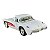 Miniatura Chevrolet Corvette 1957 Branco Metal 1:34 - Imagem 4