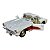 Miniatura Chevrolet Corvette 1957 Branco Metal 1:34 - Imagem 5