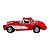 Miniatura Chevrolet Corvette 1957 Vermelho Metal 1:34 - Imagem 5