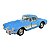 Miniatura Chevrolet Corvette 1957 Azul Metal 1:34 - Imagem 1