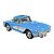 Miniatura Chevrolet Corvette 1957 Azul Metal 1:34 - Imagem 5