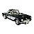 Miniatura Chevrolet Corvette 1957 Preto Metal 1:34 - Imagem 2