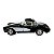 Miniatura Chevrolet Corvette 1957 Preto Metal 1:34 - Imagem 7