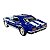 Miniatura Chevrolet Camaro Z28 1967 Azul Metal 1:37 - Imagem 4