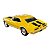 Miniatura Chevrolet Camaro Z28 1967 Amarelo Metal 1:37 - Imagem 4