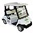 Miniatura Kart Carrinho Golf Branco 1:28 - Imagem 5