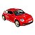 Miniatura Volkswagen New Beetle Fusca Vermelho RMZ 1:32 - Imagem 7