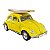 Miniatura Volkswagen Fusca Surf Amarelo Metal Kinsmart 1:32 - Imagem 2