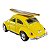 Miniatura Volkswagen Fusca Surf Amarelo Metal Kinsmart 1:32 - Imagem 6