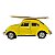 Miniatura Volkswagen Fusca Surf Amarelo Metal Kinsmart 1:32 - Imagem 7
