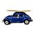 Miniatura Volkswagen Fusca Surf Azul Metal Kinsmart 1:32 - Imagem 2
