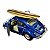 Miniatura Volkswagen Fusca Surf Azul Metal Kinsmart 1:32 - Imagem 3