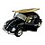 Miniatura Volkswagen Fusca Surf Preto Metal Kinsmart 1:32 - Imagem 2