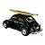 Miniatura Volkswagen Fusca Surf Preto Metal Kinsmart 1:32 - Imagem 4