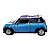 Miniatura Mini Cooper S Azul Metal 1:28 - Imagem 7