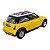 Miniatura Mini Cooper S Amarelo Metal 1:28 - Imagem 4