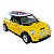 Miniatura Mini Cooper S Amarelo Metal 1:28 - Imagem 5