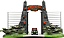 Miniatura Diorama Jurassic Park Nano Scene Jada 1:87 - Imagem 6