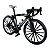 Miniatura Bicicleta Bike Sport Preto Metal 1:8 - Imagem 1