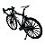 Miniatura Bicicleta Bike Sport Preto Metal 1:8 - Imagem 4