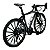 Miniatura Bicicleta Bike Sport Preto Metal 1:8 - Imagem 5