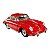 Miniatura Porsche 356 Carrera Vermelho Metal 1:32 - Imagem 7