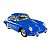 Miniatura Porsche 356 Carrera Azul Metal 1:32 - Imagem 7