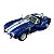 Miniatura Shelby Cobra 427 1965 Azul Metal 1:32 - Imagem 5