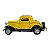 Miniatura Ford 3 Window Coupe 1932 Amarelo Metal 1:34 - Imagem 2
