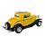 Miniatura Ford 3 Window Coupe 1932 Amarelo Metal 1:34 - Imagem 4