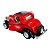 Miniatura Ford 3 Window Coupe 1932 Vermelho Metal 1:34 - Imagem 3