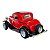Miniatura Ford 3 Window Coupe 1932 Vermelho Metal 1:34 - Imagem 4
