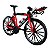 Miniatura Bicicleta Bike Time Trial Vermelho Metal 1:8 - Imagem 1