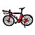 Miniatura Bicicleta Bike Time Trial Vermelho Metal 1:8 - Imagem 3