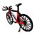 Miniatura Bicicleta Bike Time Trial Vermelho Metal 1:8 - Imagem 4