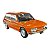 Miniatura Volkswagen Brasilia 1976 Laranja Metal 1:24 - Imagem 4