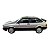Miniatura Volkswagen Gol GTS 1988 Prata Metal 1:24 - Imagem 2